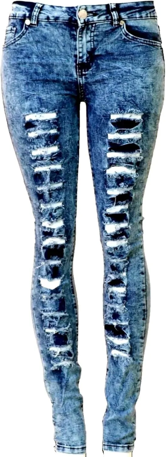 Женские джинсы Acid Blue Destroy Skinny с потертостями JEANS FOR LOVE
Женские джинсы Acid Blue Destroy Skinny с потертостями JEANS FOR LOVE