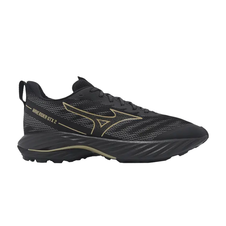 Кроссовки Wave Rider GORE-TEX 2 2E Wide 'Black Gold', черный 
Кроссовки Wave Rider GORE-TEX 2 2E Wide 'Black Gold', черный