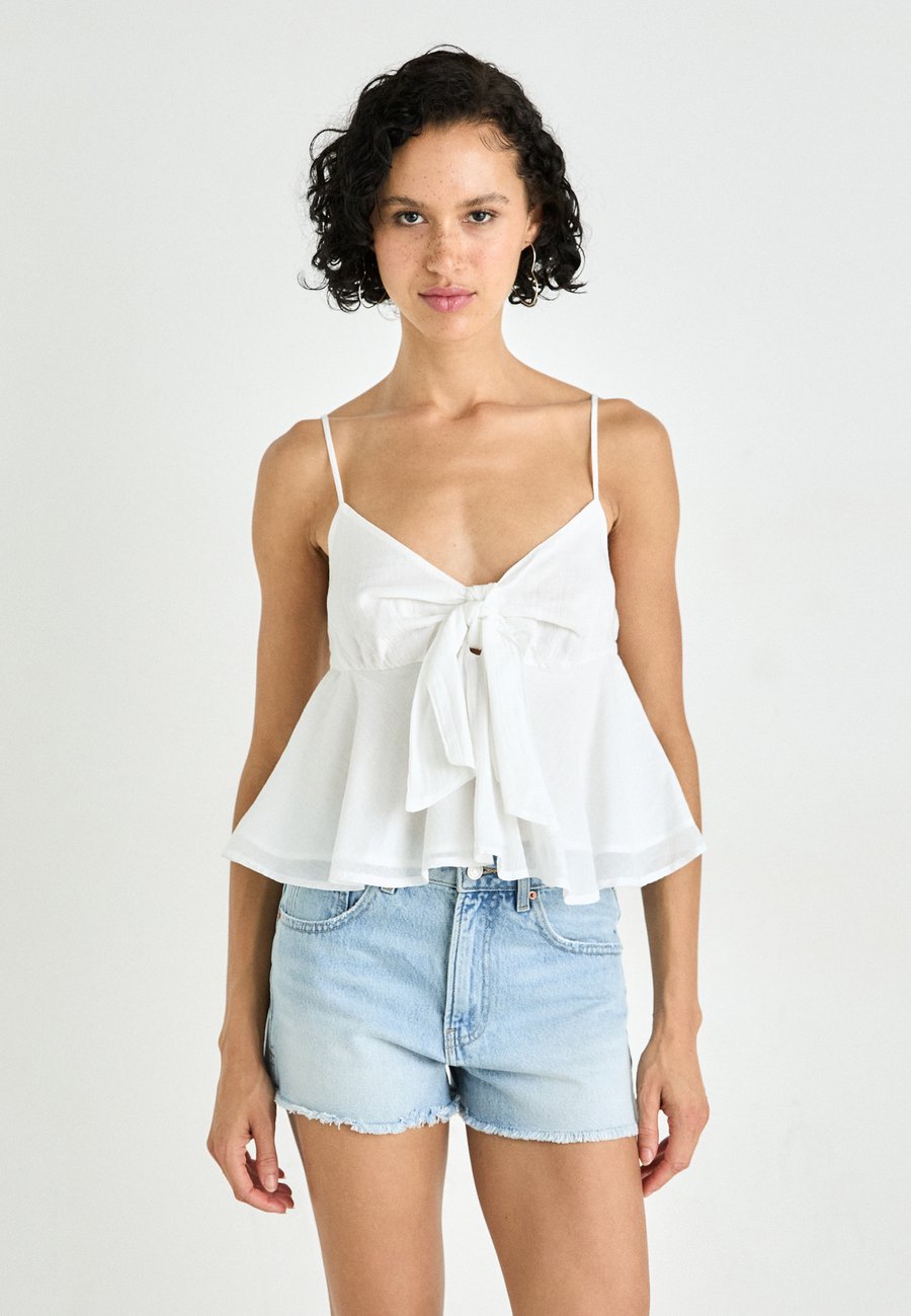 Топ Gina Tricot TIE SINGLET, White
Топ Gina Tricot TIE SINGLET, White