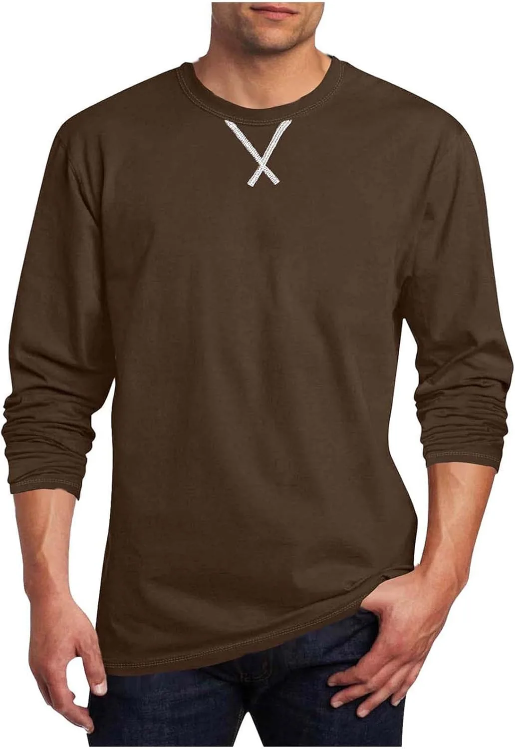 Мужская футболка с длинным рукавом Casual Loose Crewneck
Мужская футболка с длинным рукавом Casual Loose Crewneck