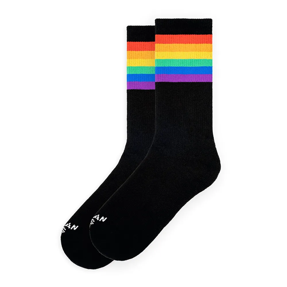 Носки American Rainbow pride black, черный
Носки American Rainbow pride black, черный