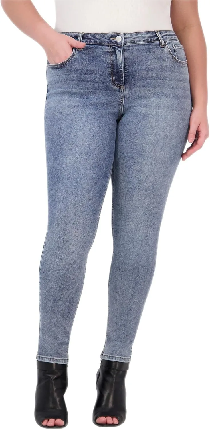 Джинсы Plus Size для женщин — завышенная талия, скинни, 29" Alivia Ford
Джинсы Plus Size для женщин — завышенная талия, скинни, 29" Alivia Ford