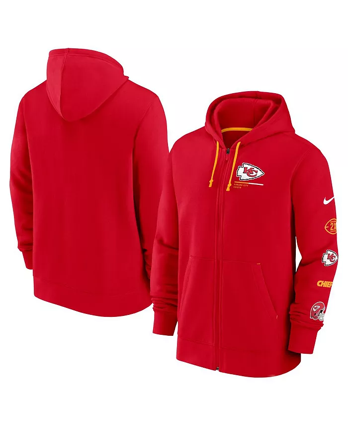 Мужская красная толстовка с молнией Kansas City Chiefs Surrey Nike
Мужская красная толстовка с молнией Kansas City Chiefs Surrey Nike