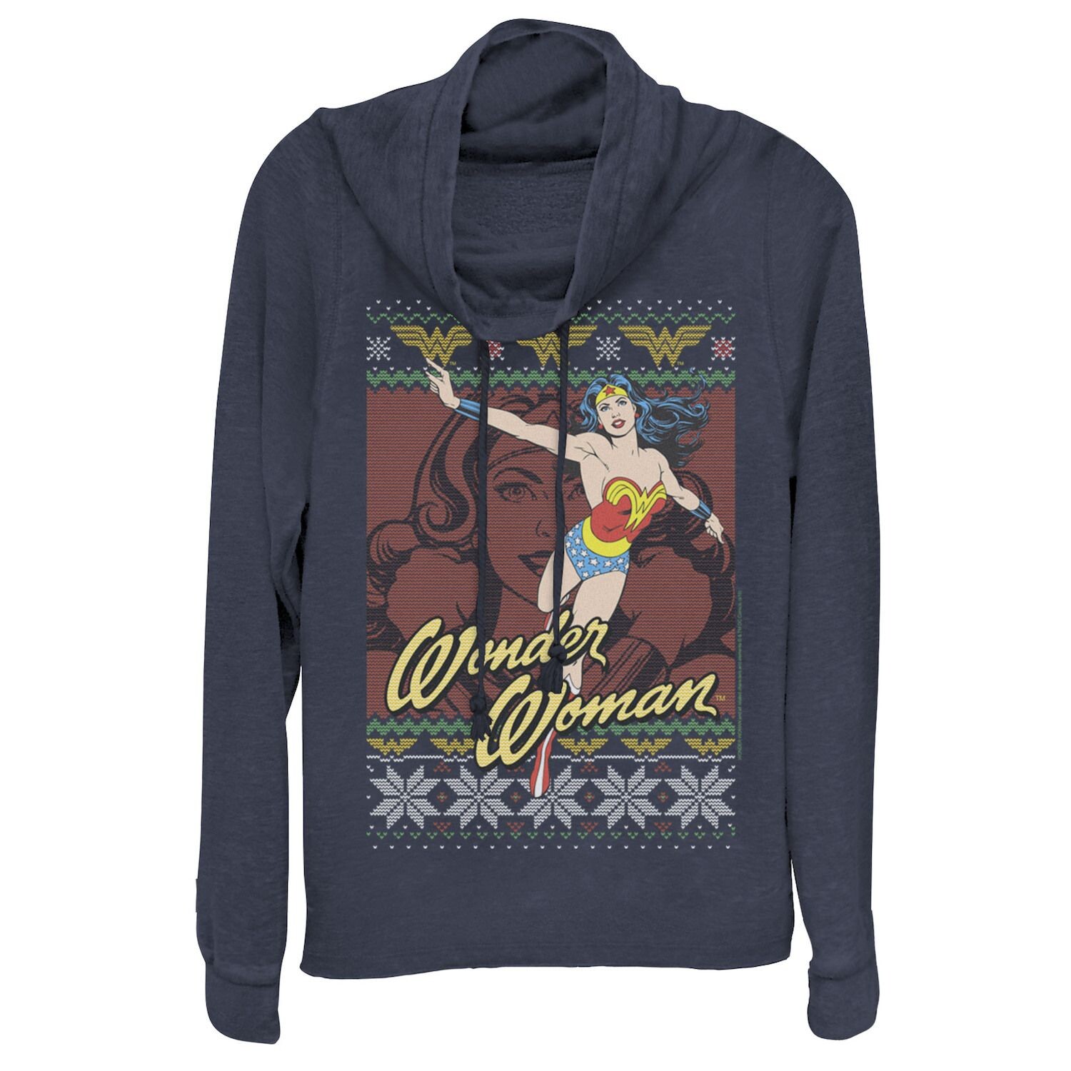 DC Comics для юниоров. Чудо-женщина. Поза действия. Рождественский свитер. Пуловер с воротником-хомутом. Licensed Character
DC Comics для юниоров. Чудо-женщина. Поза действия. Рождественский свитер. Пуловер с воротником-хомутом. Licensed Character