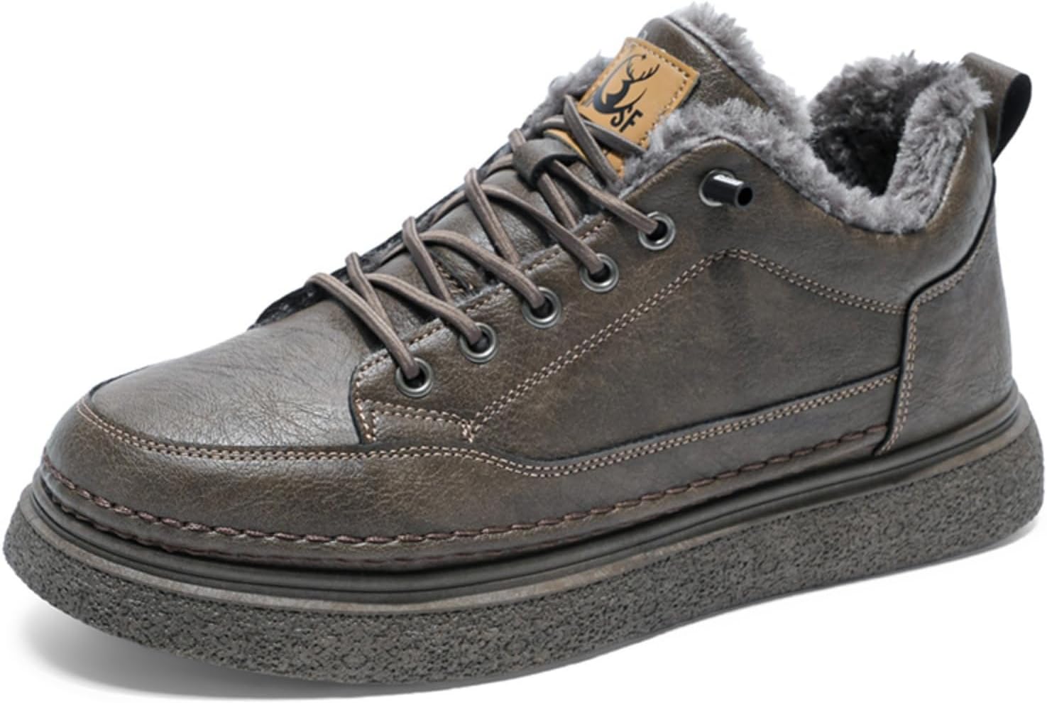 Мужские кожаные повседневные кроссовки, зимние утепленные и теплые, однослойные, модные и удобные, деловой классический стиль, с амортизацией, противоскользящие, низкие на шнуровке, стильная обувь Houdbdol, коричневый
Мужские кожаные повседневные кроссовки, зимние утепленные и теплые, однослойные, модные и удобные, деловой классический стиль, с амортизацией, противоскользящие, низкие на шнуровке, стильная обувь Houdbdol, коричневый