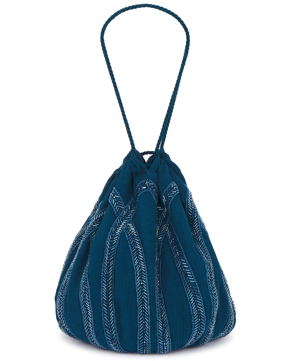 Мягкая сумка Pochon Saint Laurent, Dark Petrolio 
Мягкая сумка Pochon Saint Laurent, Dark Petrolio