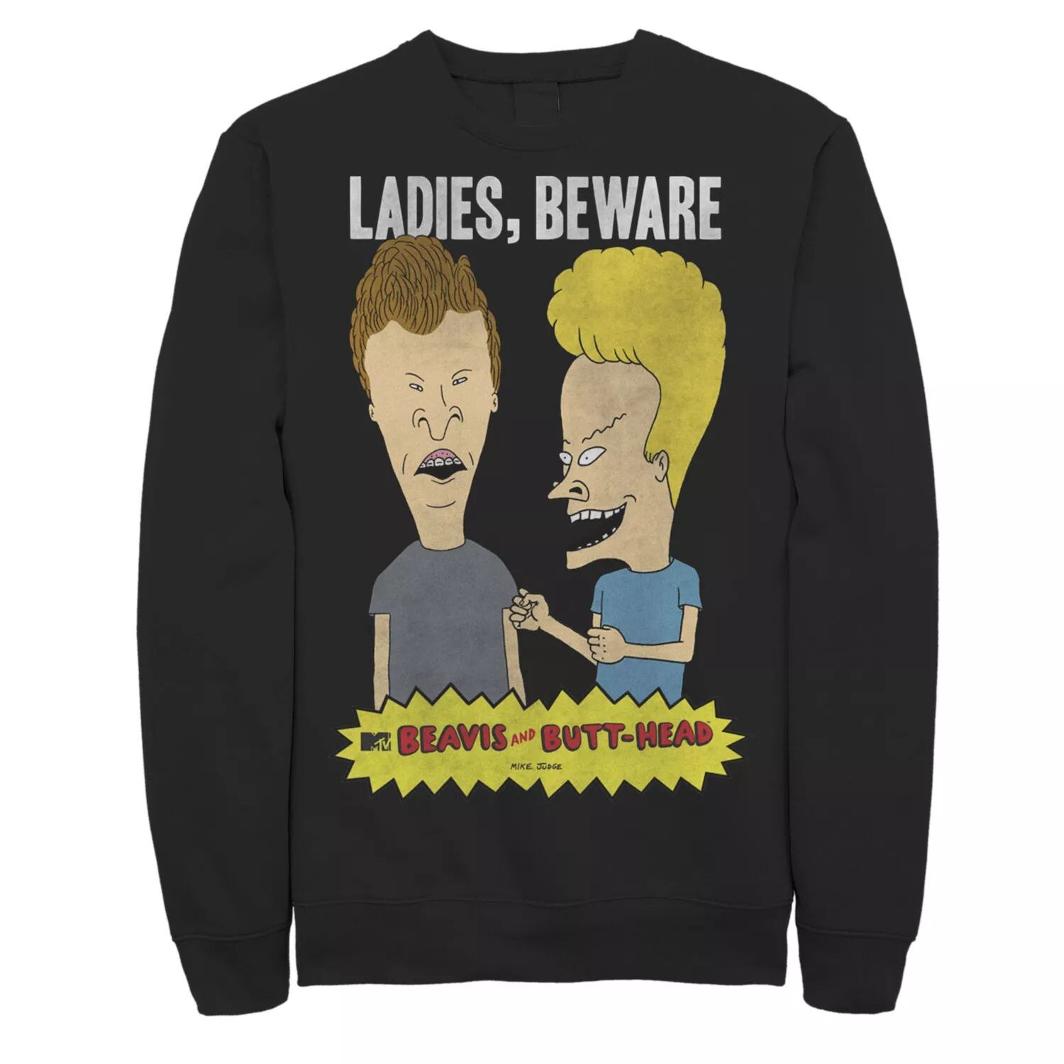 Мужская толстовка с логотипом Beavis and Butthead Ladies Beware Licensed Character
Мужская толстовка с логотипом Beavis and Butthead Ladies Beware Licensed Character