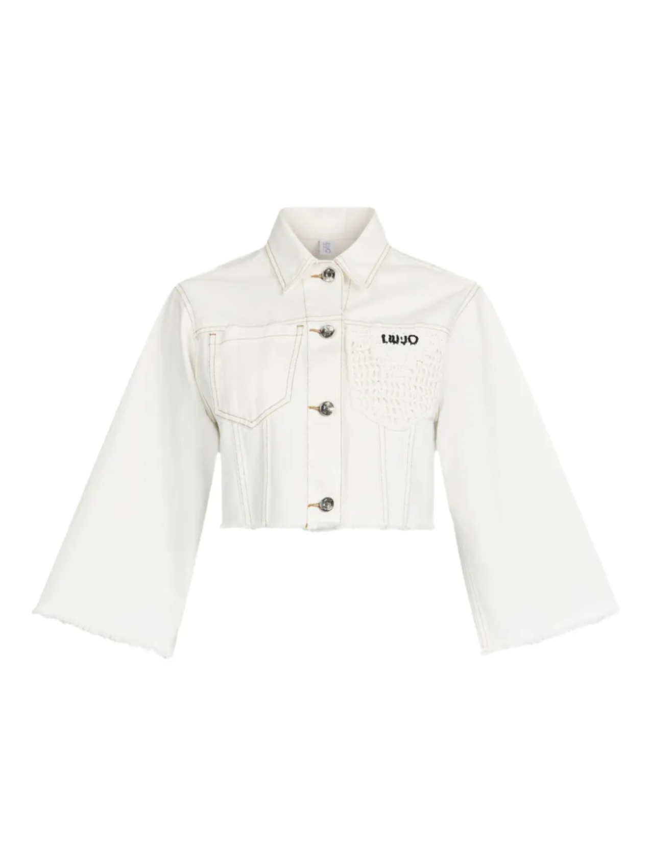 Укороченная джинсовая куртка LIU JO, белый
Укороченная джинсовая куртка LIU JO, белый