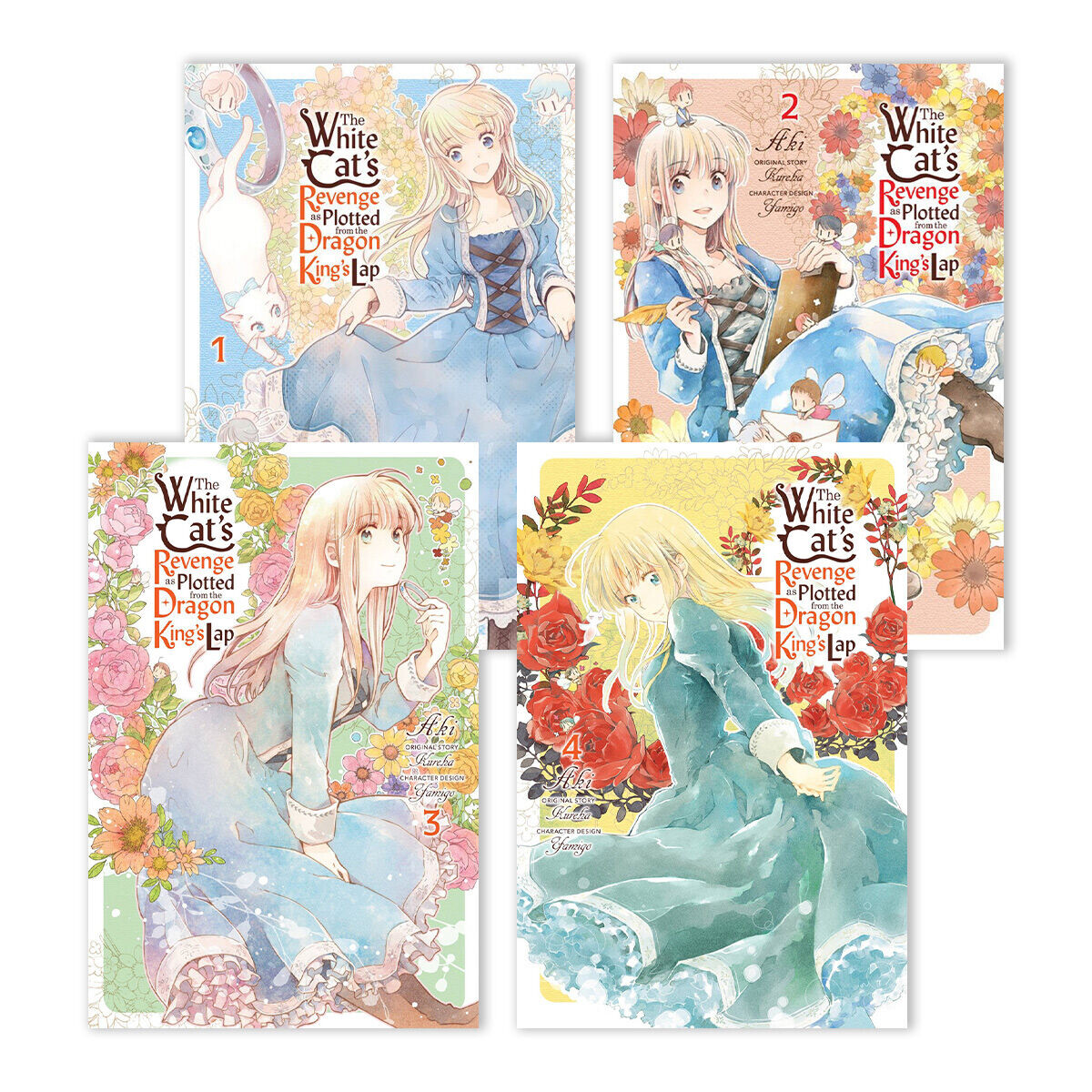 Манга The White Cat's Revenge as Plotted from the Dragon King's Lap Manga (1-4) Bundle 
Манга The White Cat's Revenge as Plotted from the Dragon King's Lap Manga (1-4) Bundle