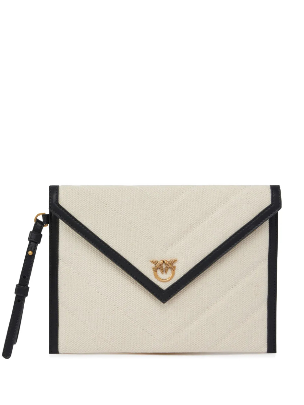 PINKO клатч из канваса, нейтральный
PINKO клатч из канваса, нейтральный