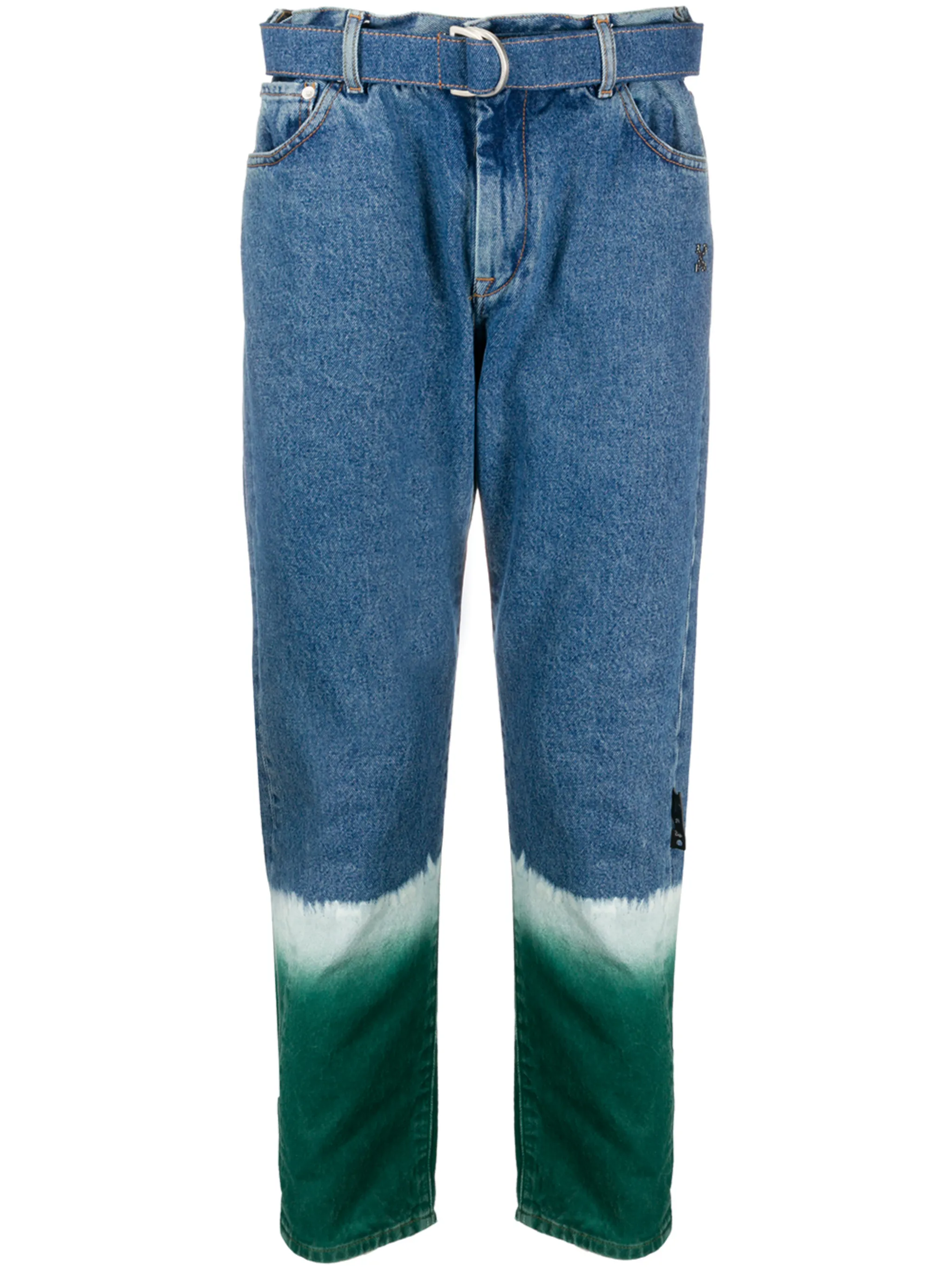 Джинсы кроя слим с эффектом деграде Off-White, синий
Джинсы кроя слим с эффектом деграде Off-White, синий