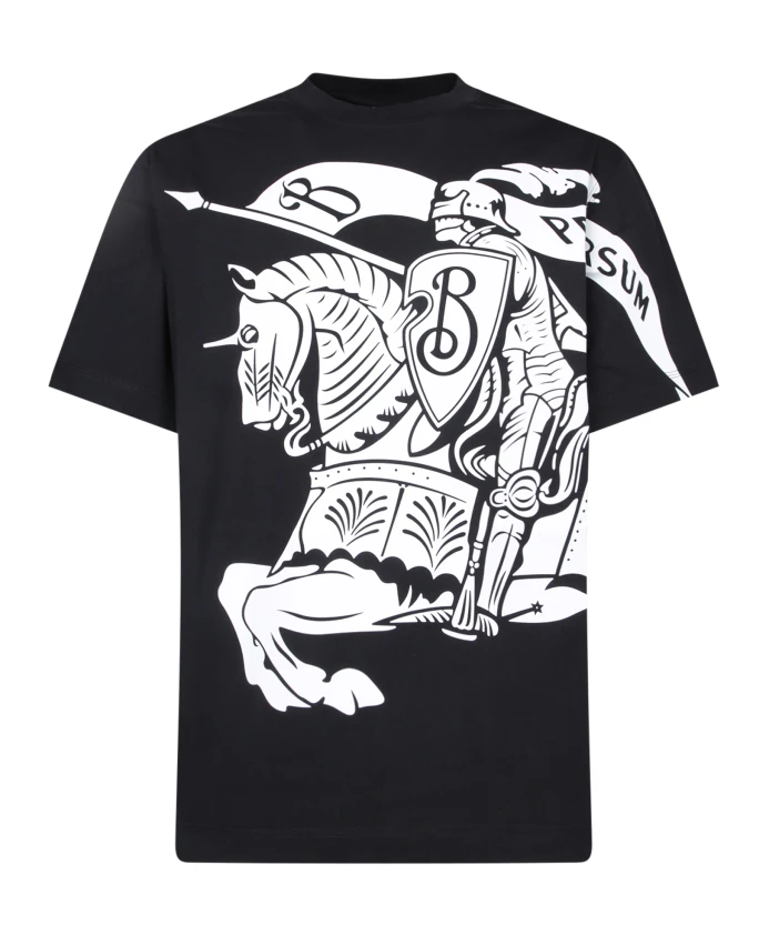 Черная футболка с изображением рыцаря. Burberry, черный
Черная футболка с изображением рыцаря. Burberry, черный