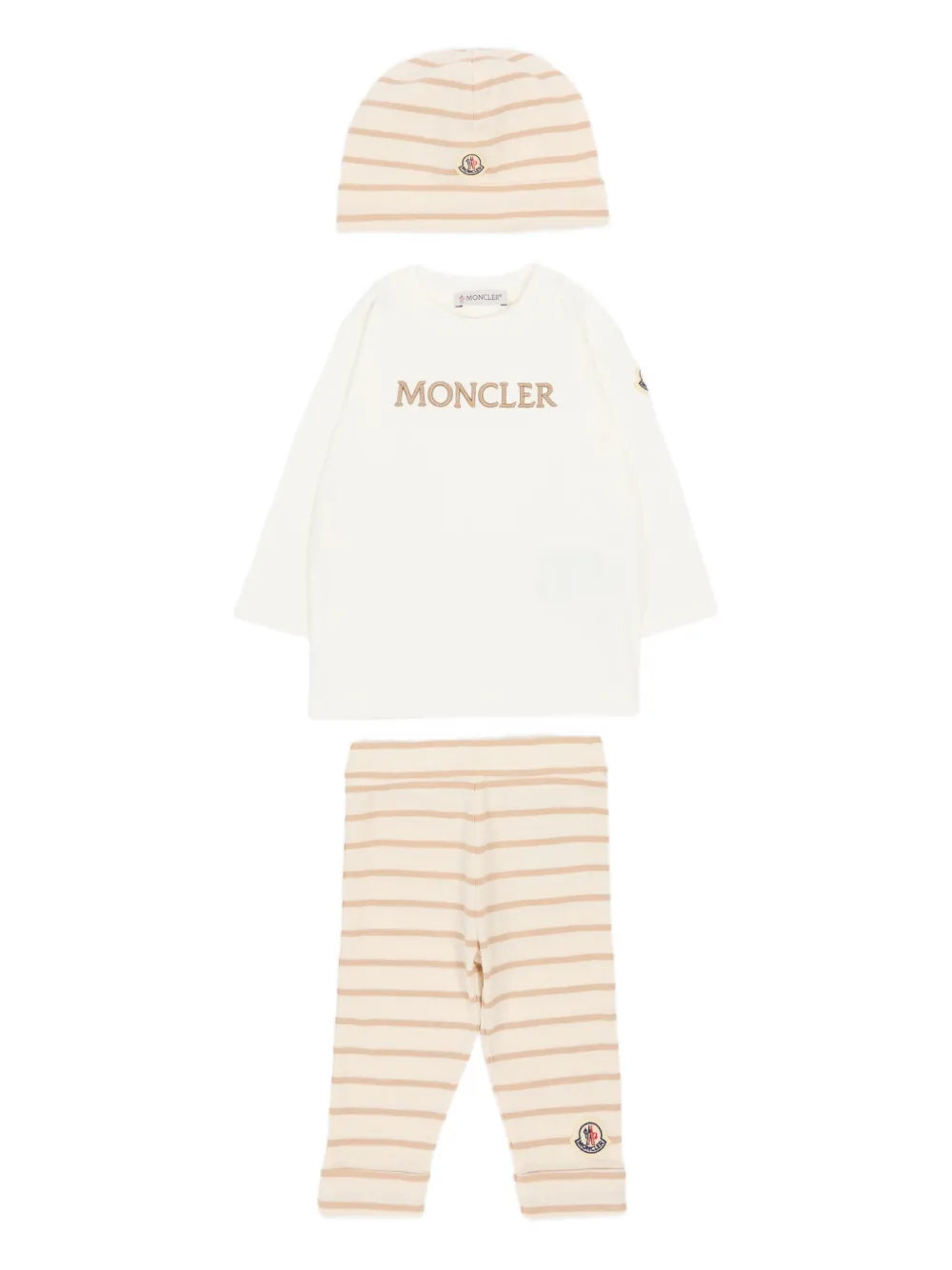 Полосатый комплект брюк (набор из трех) Moncler Enfant, нейтральный
Полосатый комплект брюк (набор из трех) Moncler Enfant, нейтральный