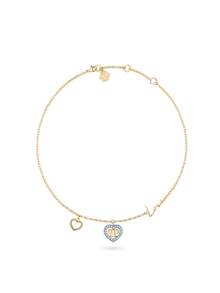 Philipp Plein Колье ROCKED HEARTS из желтого золота
Philipp Plein Колье ROCKED HEARTS из желтого золота