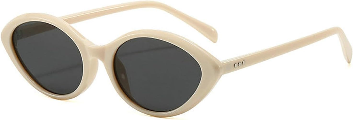 Willochra Популярные модные маленькие овальные солнцезащитные очки для женщин UV400 Винтажные панк-очки для мужчин с заклепками Модные солнцезащитные очки «кошачий глаз» F25, White
Willochra Популярные модные маленькие овальные солнцезащитные очки для женщин UV400 Винтажные панк-очки для мужчин с заклепками Модные солнцезащитные очки «кошачий глаз» F25, White