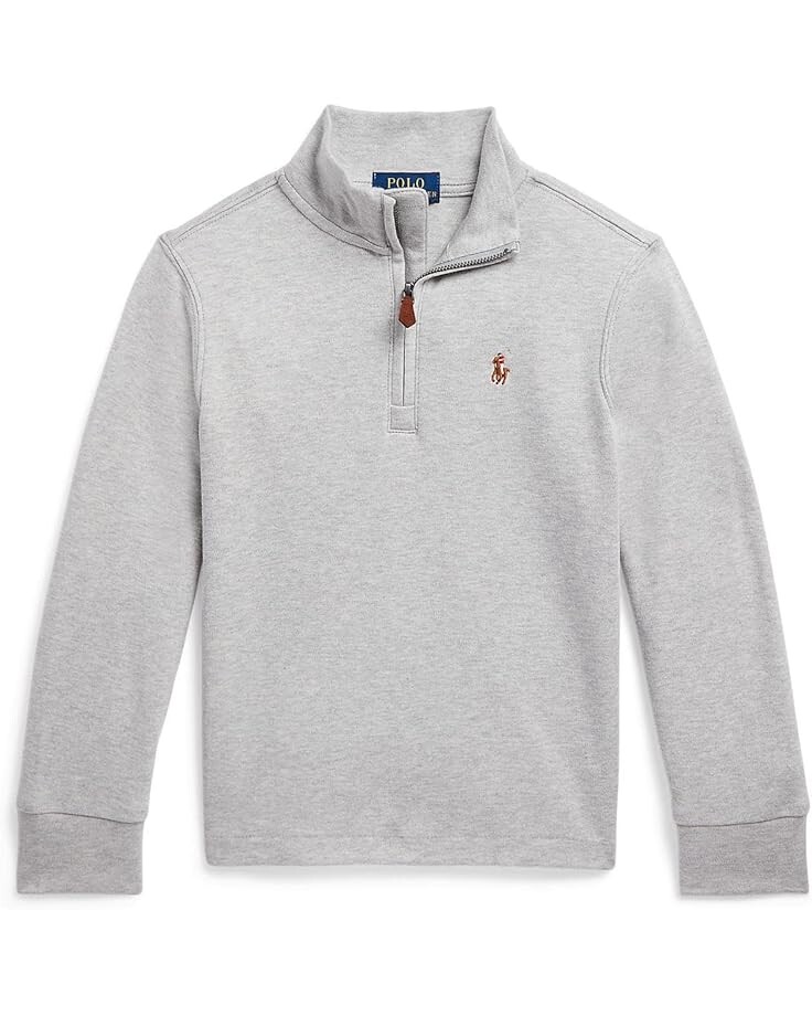 Пуловер Polo Ralph Lauren Kids Cotton Interlock Quarter-Zip Pullover, цвет Andover Heather
Пуловер Polo Ralph Lauren Kids Cotton Interlock Quarter-Zip Pullover, цвет Andover Heather
