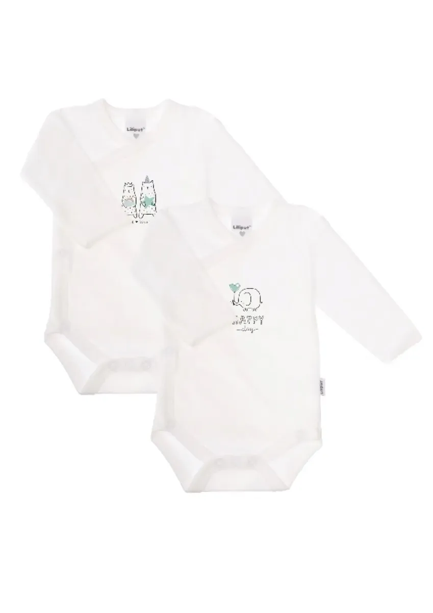 Боди Liliput "Счастливый слон и медведи" с практичной планкой на кнопках, белый
Боди Liliput "Счастливый слон и медведи" с практичной планкой на кнопках, белый