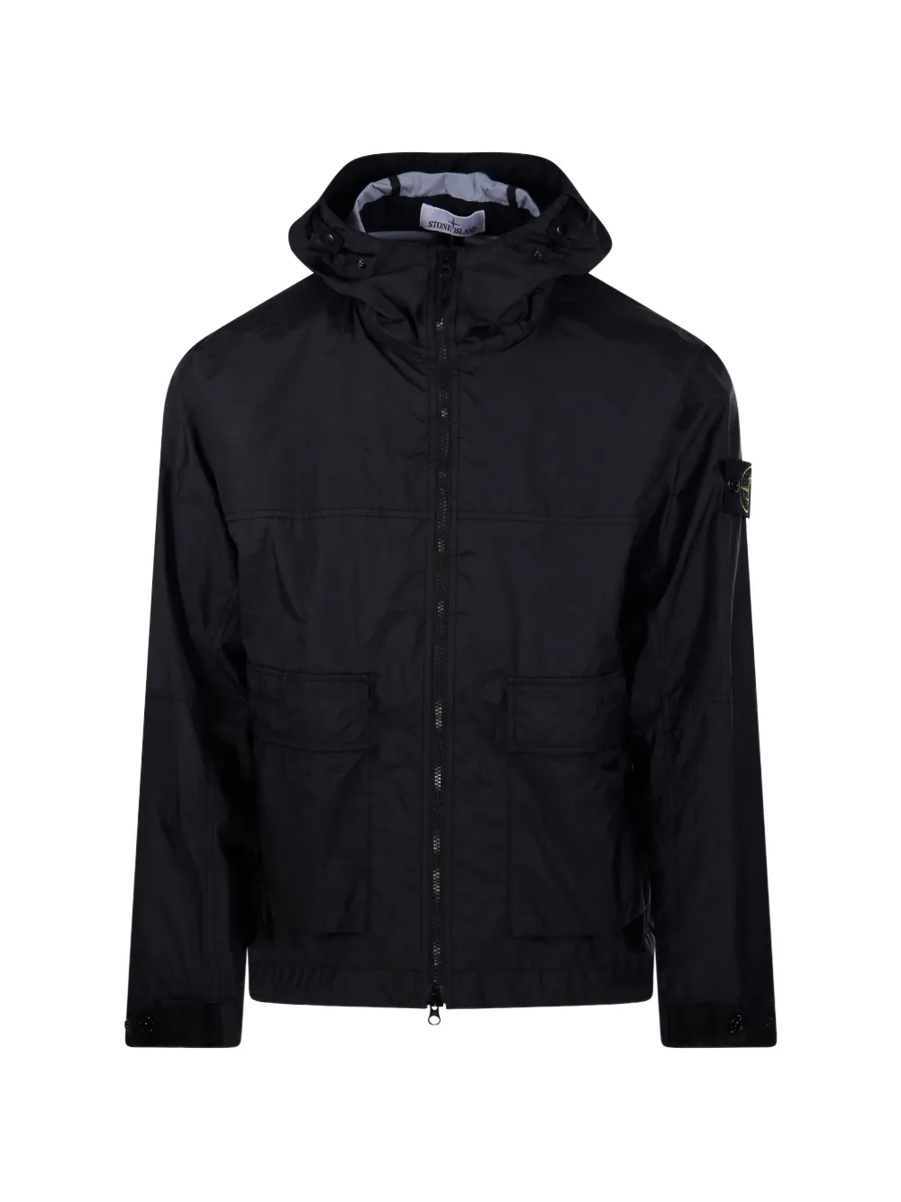 Куртка с капюшоном и нашивкой с логотипом Stone Island, черный
Куртка с капюшоном и нашивкой с логотипом Stone Island, черный