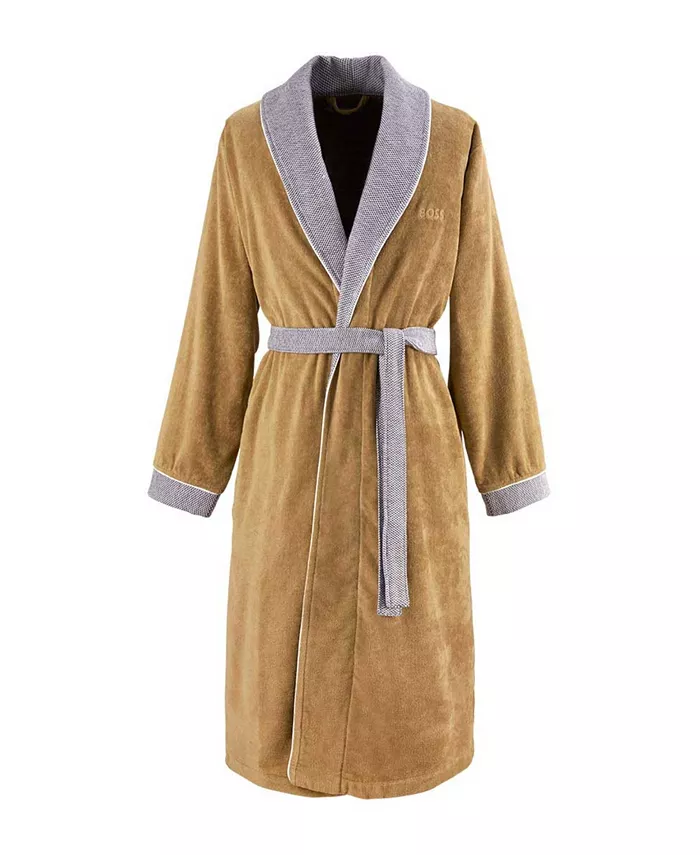 Мужской халат из велюрового хлопка Lord Boss Home, коричневый/бежевый
Мужской халат из велюрового хлопка Lord Boss Home, коричневый/бежевый