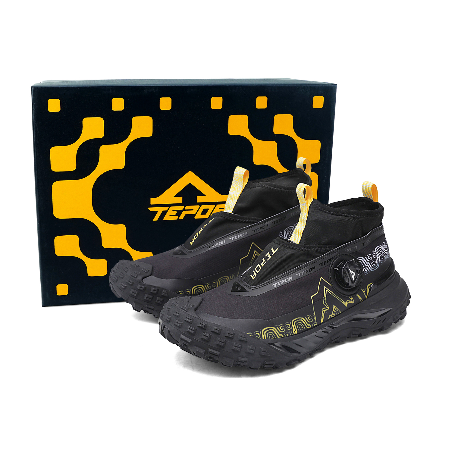 TEPOR Высокие кэжуал кроссовки унисекс черные, цвет Black
TEPOR Высокие кэжуал кроссовки унисекс черные, цвет Black