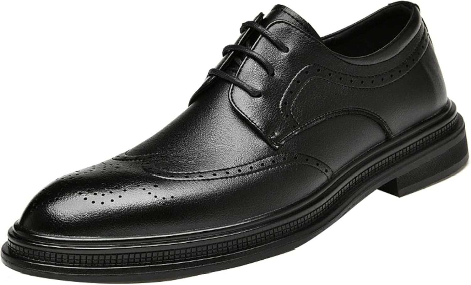 Мужские броги повседневные туфли на шнуровке из ПУ кожи, удобные оксфорды для мужчин, формальные туфли Oxcowniu, черный
Мужские броги повседневные туфли на шнуровке из ПУ кожи, удобные оксфорды для мужчин, формальные туфли Oxcowniu, черный