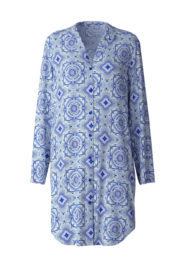 Ночная рубашка с отворотом Orient Dreams Calida, синий
Ночная рубашка с отворотом Orient Dreams Calida, синий