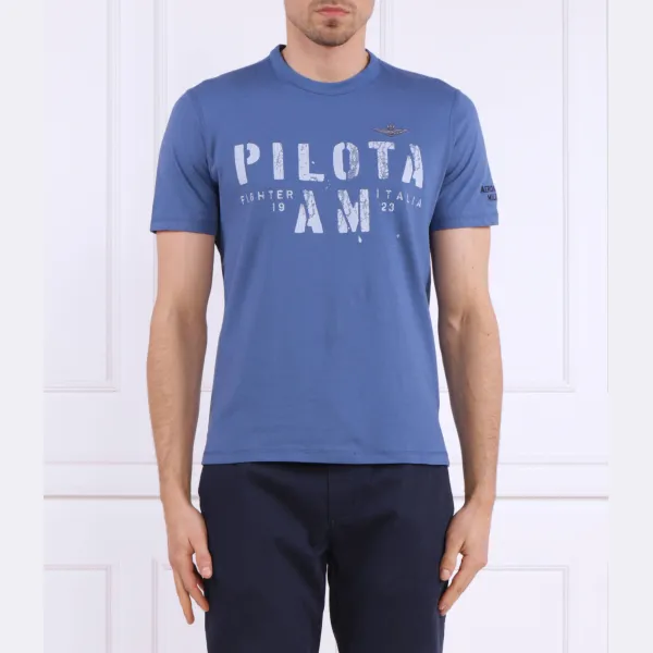 Футболка стандартного кроя Aeronautica Militare, синий
Футболка стандартного кроя Aeronautica Militare, синий