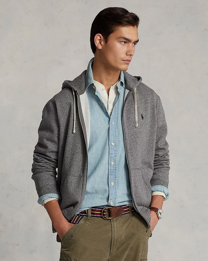 Классическая флисовая толстовка с молнией во всю длину Polo Ralph Lauren, серый
Классическая флисовая толстовка с молнией во всю длину Polo Ralph Lauren, серый