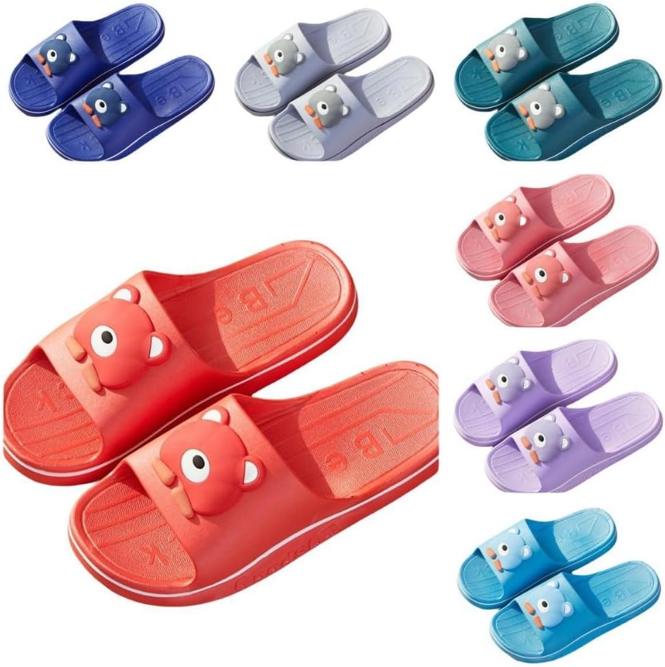 Милые тапочки с медведем для женщин, летние, мягкие, на платформе, нескользящие, для дома и улицы, кавайные подарки для женщин и мужчин Albiva, красный
Милые тапочки с медведем для женщин, летние, мягкие, на платформе, нескользящие, для дома и улицы, кавайные подарки для женщин и мужчин Albiva, красный