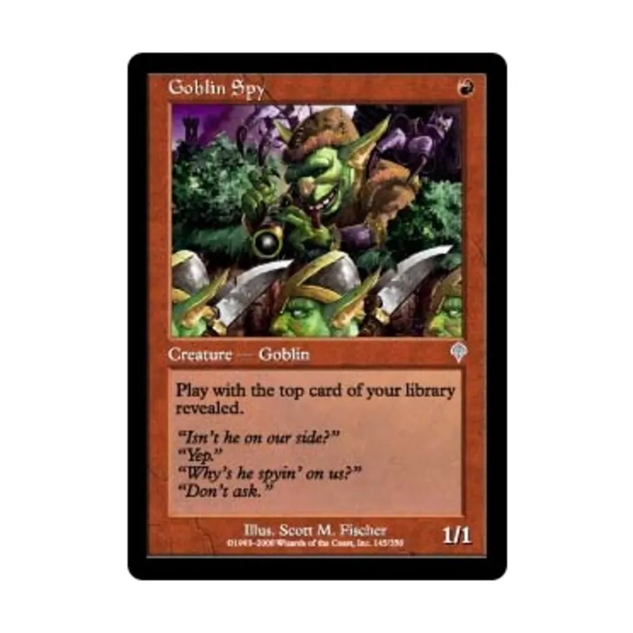 CCG Гоблин-шпион (U), MTG - Invasion
CCG Гоблин-шпион (U), MTG - Invasion
