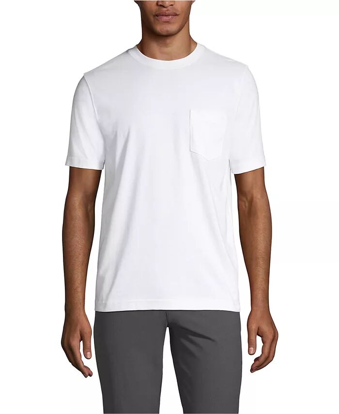 Футболка мужская Tall Super-T с коротким рукавом и карманом Lands' End, белый
Футболка мужская Tall Super-T с коротким рукавом и карманом Lands' End, белый