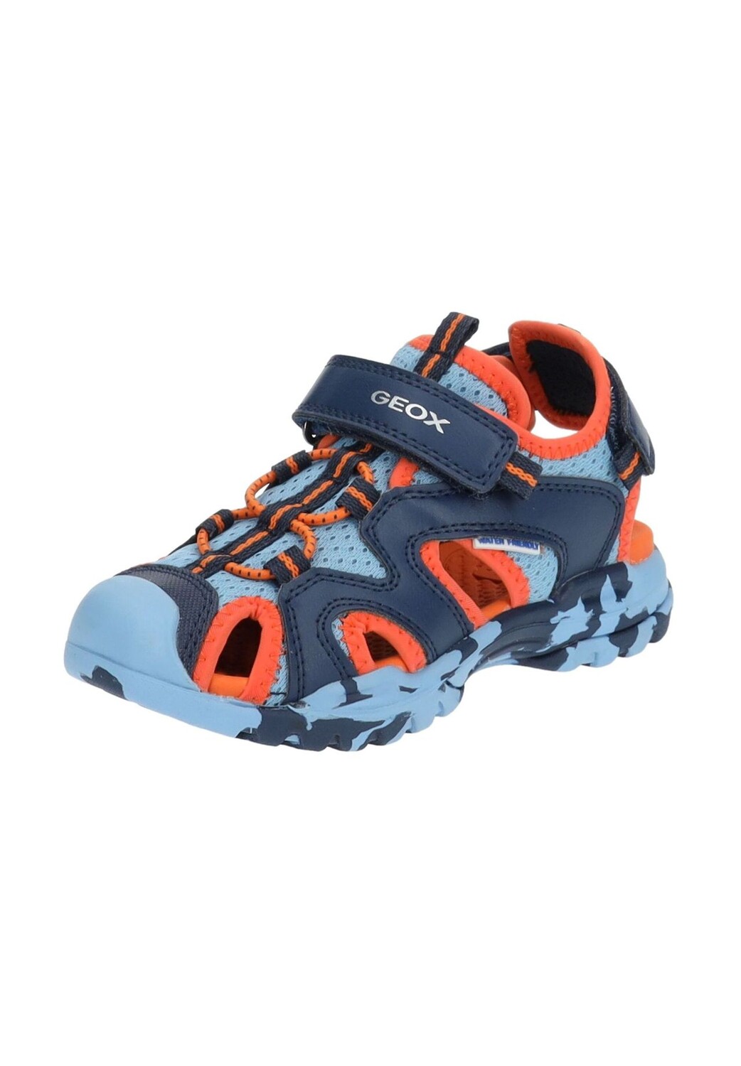 Сандалии из искусственной кожи и сетки GEOX, цвет Blau Orange
Сандалии из искусственной кожи и сетки GEOX, цвет Blau Orange