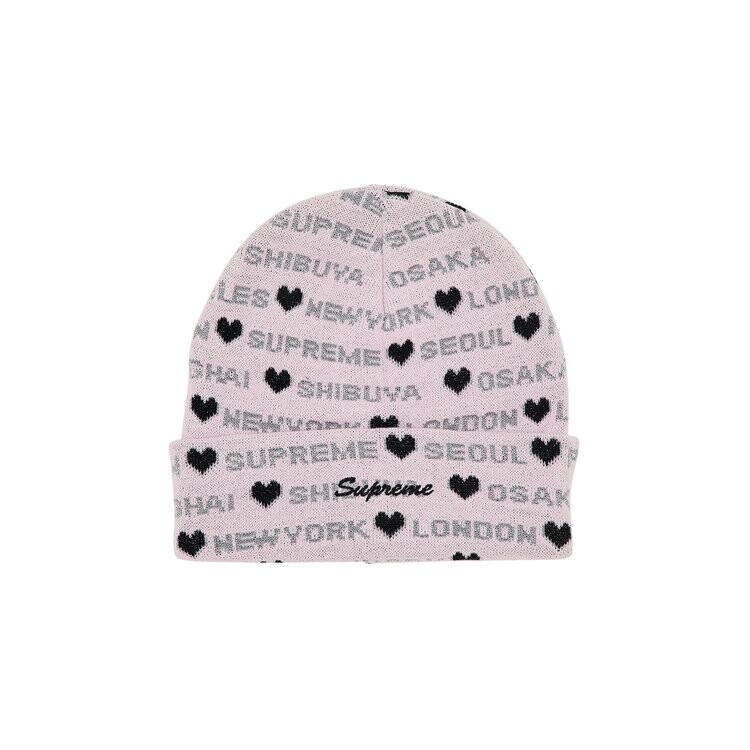 Шапка Supreme Hearts Beanie, цвет Light Pink
Шапка Supreme Hearts Beanie, цвет Light Pink