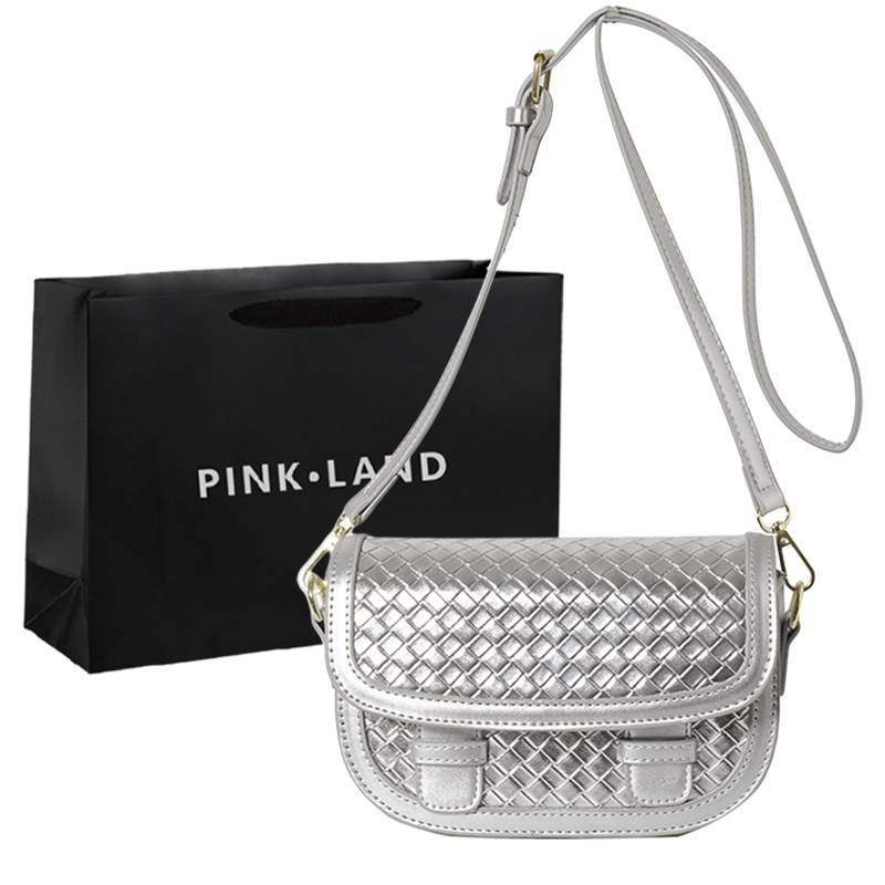 PINK·LAND Женская сумка через плечо, Silver Mesh
PINK·LAND Женская сумка через плечо, Silver Mesh
