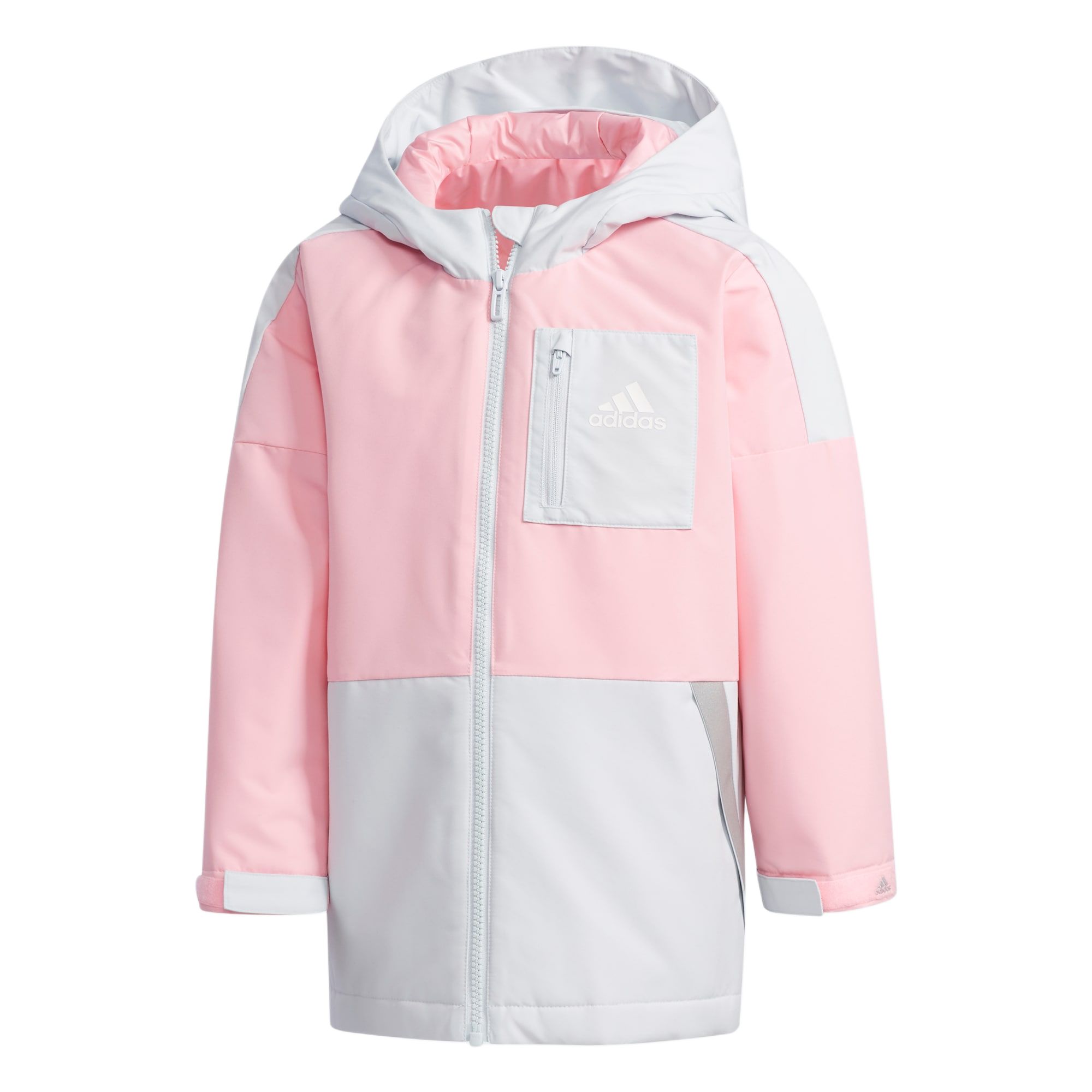 Утепленная куртка для детей 3-7 лет Adidas, серый/розовый
Утепленная куртка для детей 3-7 лет Adidas, серый/розовый