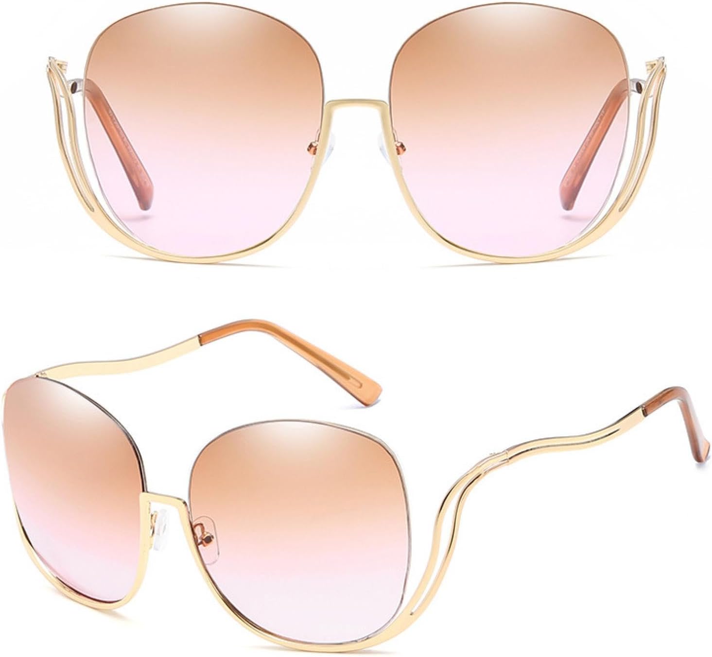 Женские солнцезащитные очки в полуободковой оправе с градиентными линзами Ocean Gradient и увеличенным экраном, защищающие от УФ-излучения UV400 VFDHN, C2 Brown Pink Lens
Женские солнцезащитные очки в полуободковой оправе с градиентными линзами Ocean Gradient и увеличенным экраном, защищающие от УФ-излучения UV400 VFDHN, C2 Brown Pink Lens