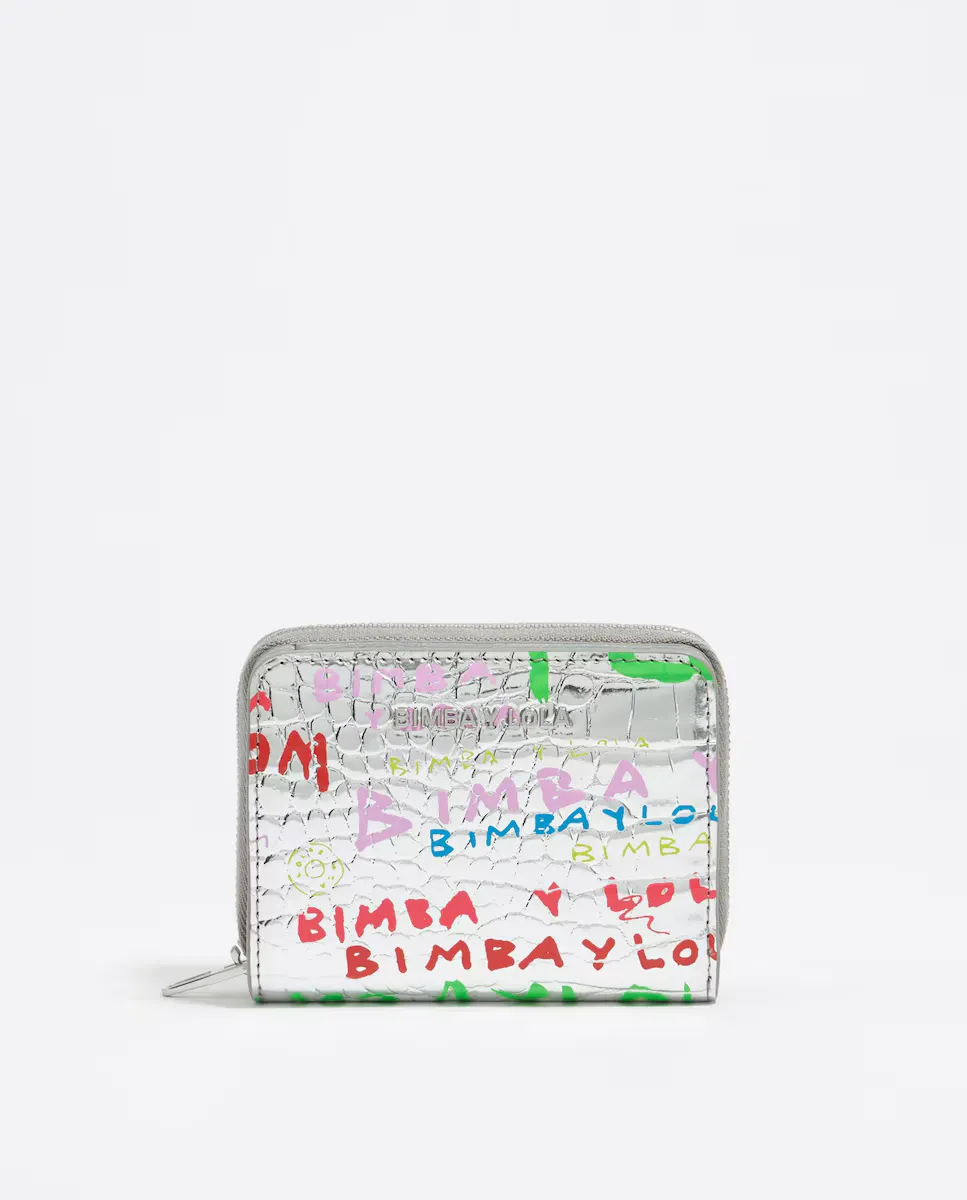 Женская визитница с гравировкой под крокодила Bimba y Lola, серебряный
Женская визитница с гравировкой под крокодила Bimba y Lola, серебряный