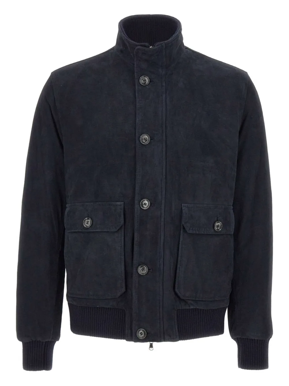 Куртка с ребристым воротником и застежкой на пуговицы Barba, синий
Куртка с ребристым воротником и застежкой на пуговицы Barba, синий