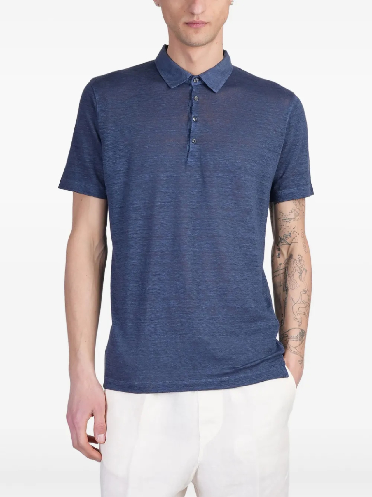 Рубашка-поло из джерси 120% Lino, синий
Рубашка-поло из джерси 120% Lino, синий