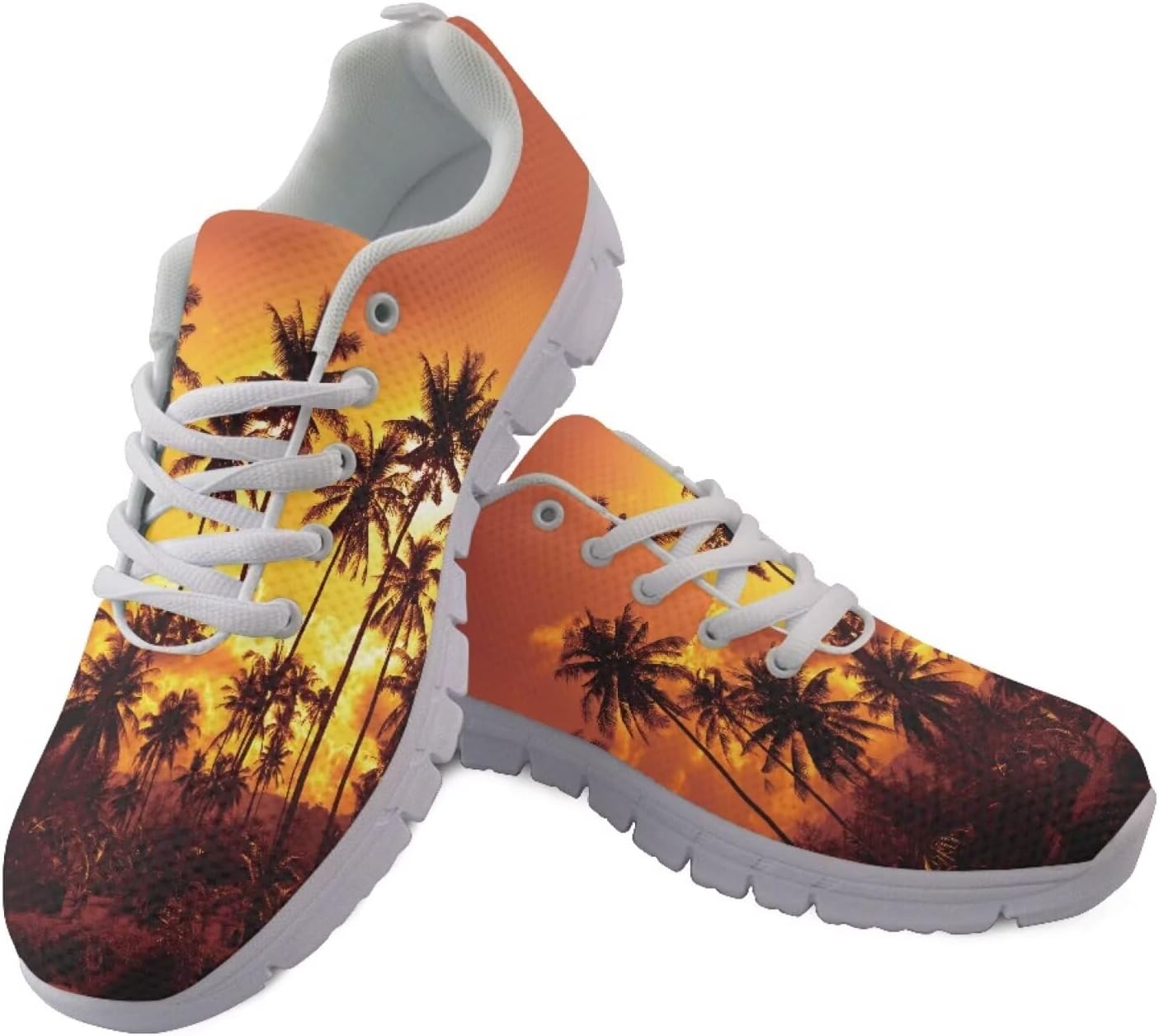 GETELINSENG Хэллоуин кроссовки для бега, прогулок и походов, мужские стильные кроссовки на шнуровке, легкие для тенниса и спортивных тренировок, Sunset Palm Tree
GETELINSENG Хэллоуин кроссовки для бега, прогулок и походов, мужские стильные кроссовки на шнуровке, легкие для тенниса и спортивных тренировок, Sunset Palm Tree