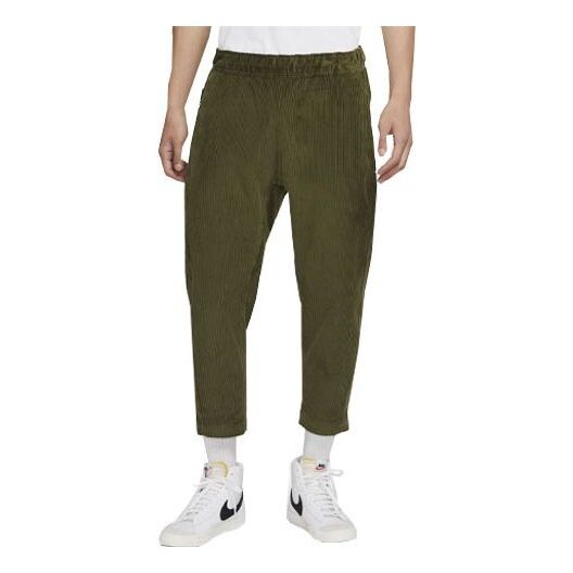 Брюки men's solid color corduroy cone cropped casual pants/trousers green Nike, зеленый
Брюки men's solid color corduroy cone cropped casual pants/trousers green Nike, зеленый