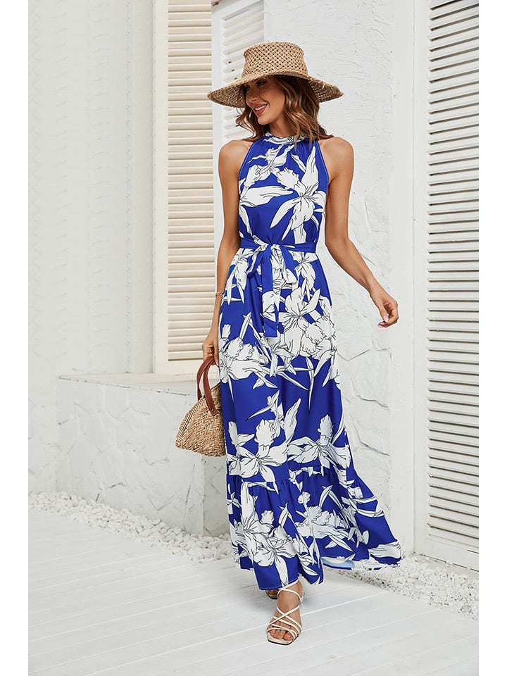 Длинное платье Tazga, синий/белый
Длинное платье Tazga, синий/белый