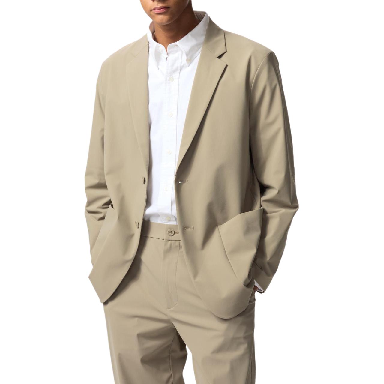 UNIQLO Мужской деловой костюм темно-бежевый, Dark Beige
UNIQLO Мужской деловой костюм темно-бежевый, Dark Beige