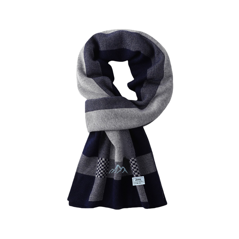 Вязаный шарф Unisex Jeep, темно-синий
Вязаный шарф Unisex Jeep, темно-синий