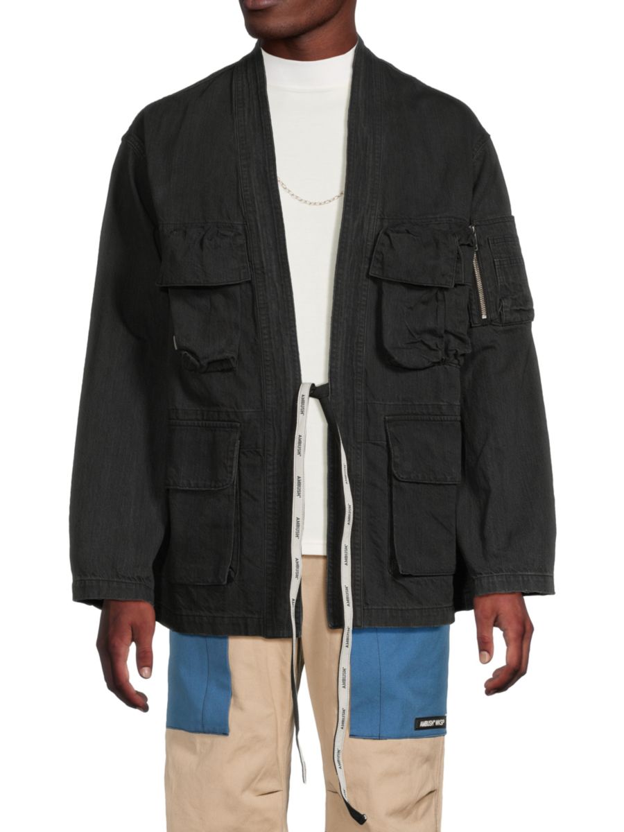 Джинсовая куртка с завязкой спереди Ambush, черный
Джинсовая куртка с завязкой спереди Ambush, черный