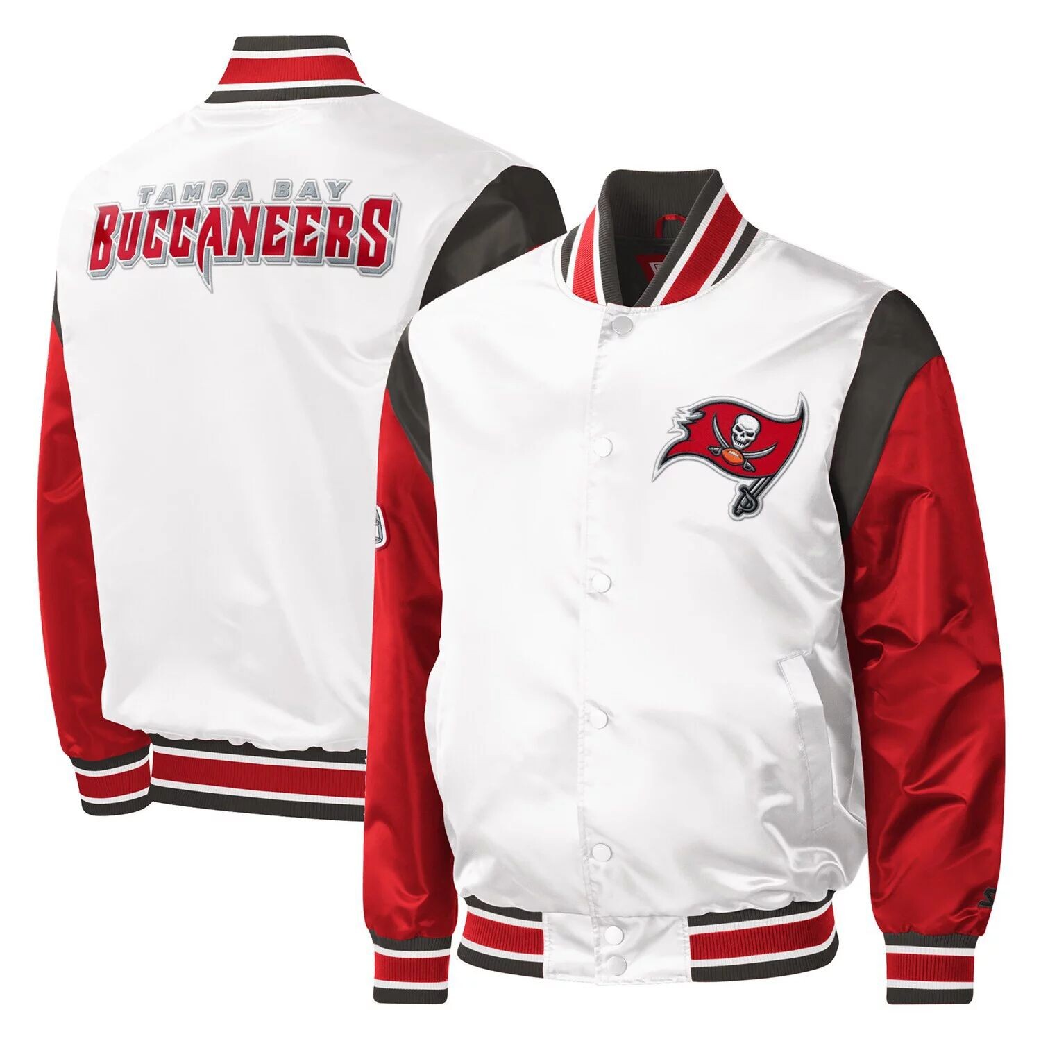 Мужская белая университетская куртка Tampa Bay Buccaneers Throwback с разминкой из атласа и застежкой на пуговицы Starter, Белый, Мужская белая университетская куртка Tampa Bay Buccaneers Throwback с разминкой из атласа и застежкой на пуговицы Starter
Мужская белая университетская куртка Tampa Bay Buccaneers Throwback с разминкой из атласа и застежкой на пуговицы Starter, Белый, Мужская белая университетская куртка Tampa Bay Buccaneers Throwback с разминкой из атласа и застежкой на пуговицы Starter