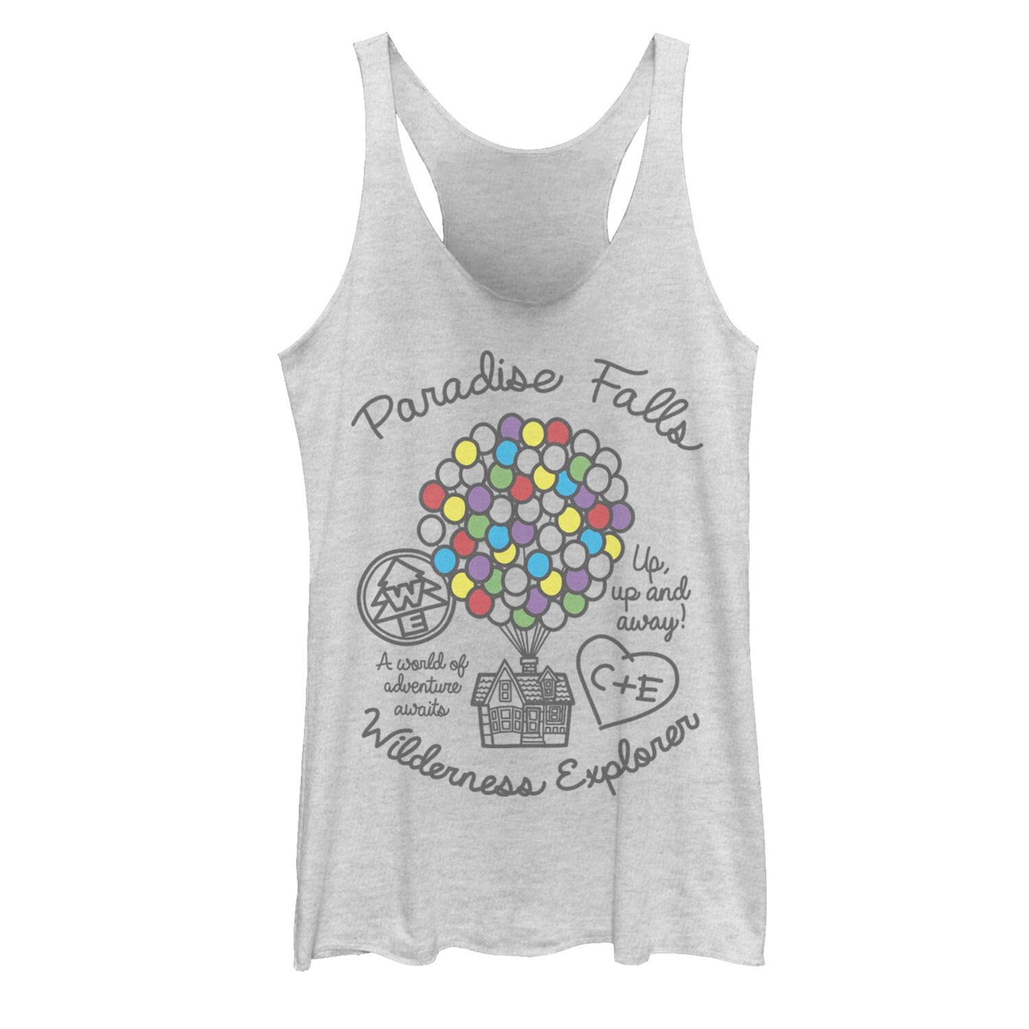 Майка с разноцветными воздушными шарами Disney/Pixar's Up Juniors Paradise Falls Licensed Character
Майка с разноцветными воздушными шарами Disney/Pixar's Up Juniors Paradise Falls Licensed Character