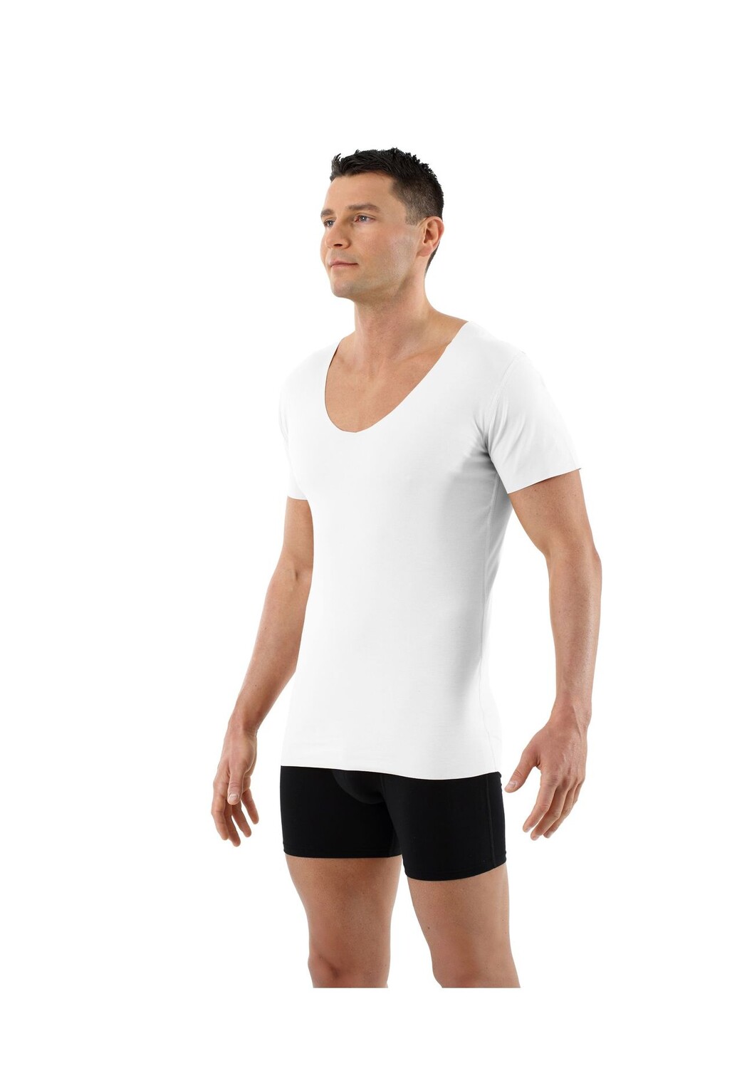 Майка Lasercut без низа Глубокий V-образный вырез с коротким рукавом Albertkreuz
Майка Lasercut без низа Глубокий V-образный вырез с коротким рукавом Albertkreuz