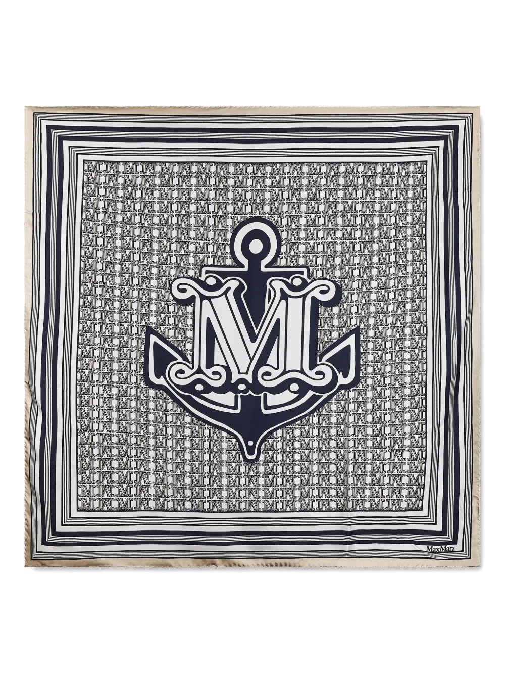 Шелковый платок MAX MARA, синий
Шелковый платок MAX MARA, синий