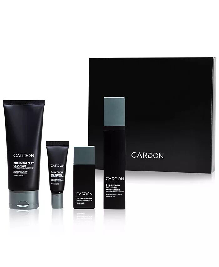 4 шт. Подарочный набор для антивозрастного ухода за кожей Cardon
4 шт. Подарочный набор для антивозрастного ухода за кожей Cardon